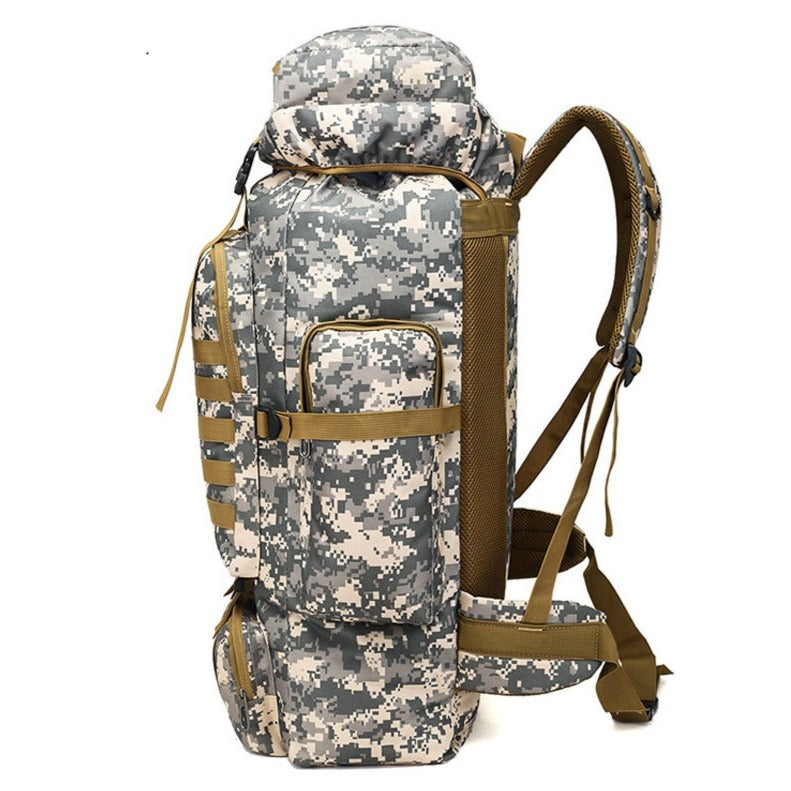 Military Hiking Backpack  75L Tactical Rucksack with MOLLE System - Product example