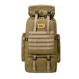 Military Canvas Backpack  80L Tactical Outdoor Rucksack - Product showcase
