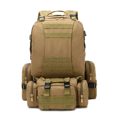 Tactical Backpack  50L Modular System With Detachable Pouches - Product showcase