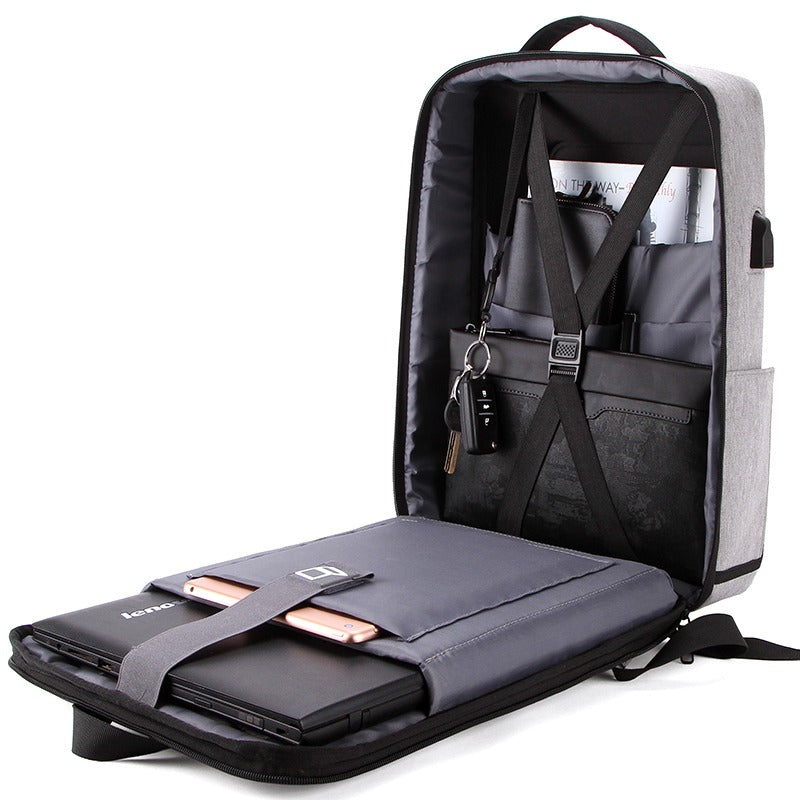 Anti-Theft Laptop Backpack  Smart Security Design With USB Port - Detailed view