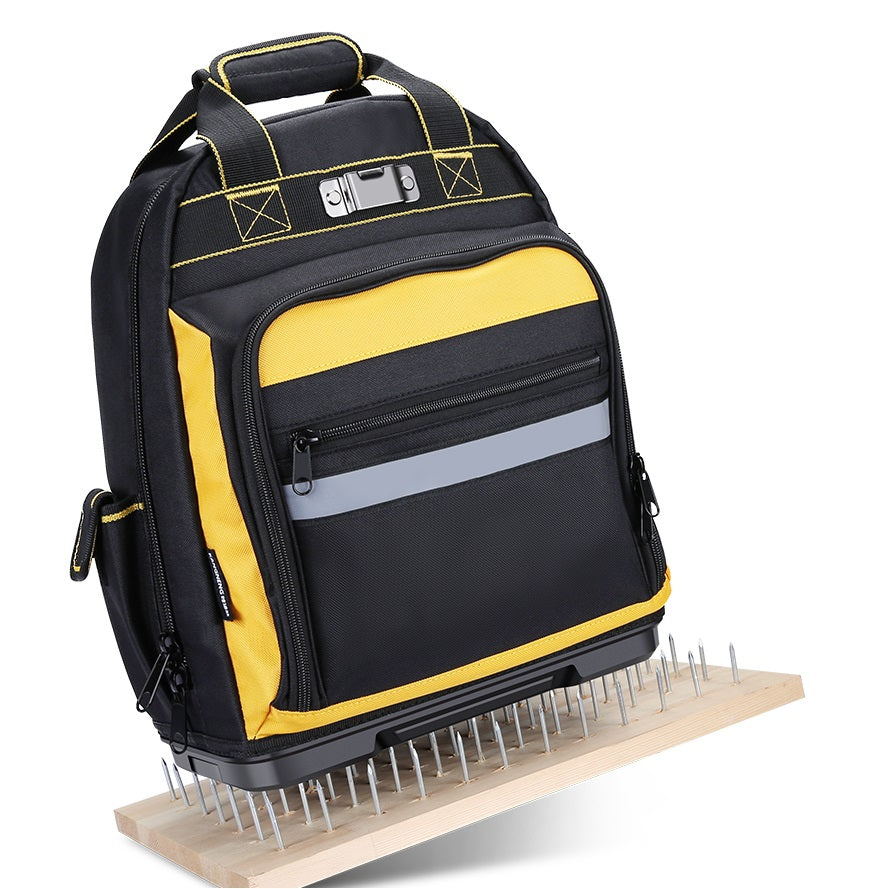 Professional Tool Backpack  Heavy-Duty Base With Reflective Strip - Product example