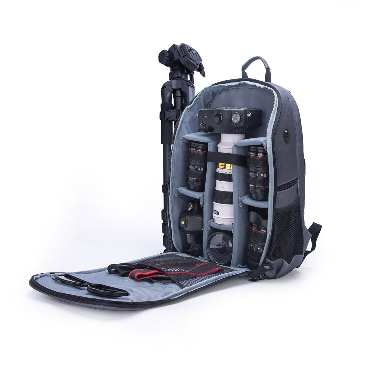 Professional Camera Backpack  Full-Access Photography Gear Bag - Detailed view