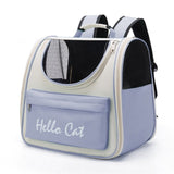 Pet Travel Backpack  Ventilated Mesh Carrier With Storage - Product showcase