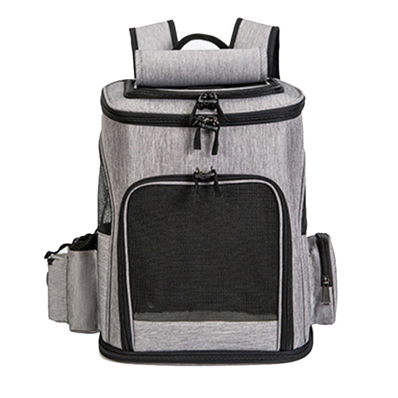 Pet Travel Backpack  Expandable Mesh Carrier For Cats  Dogs - Product example