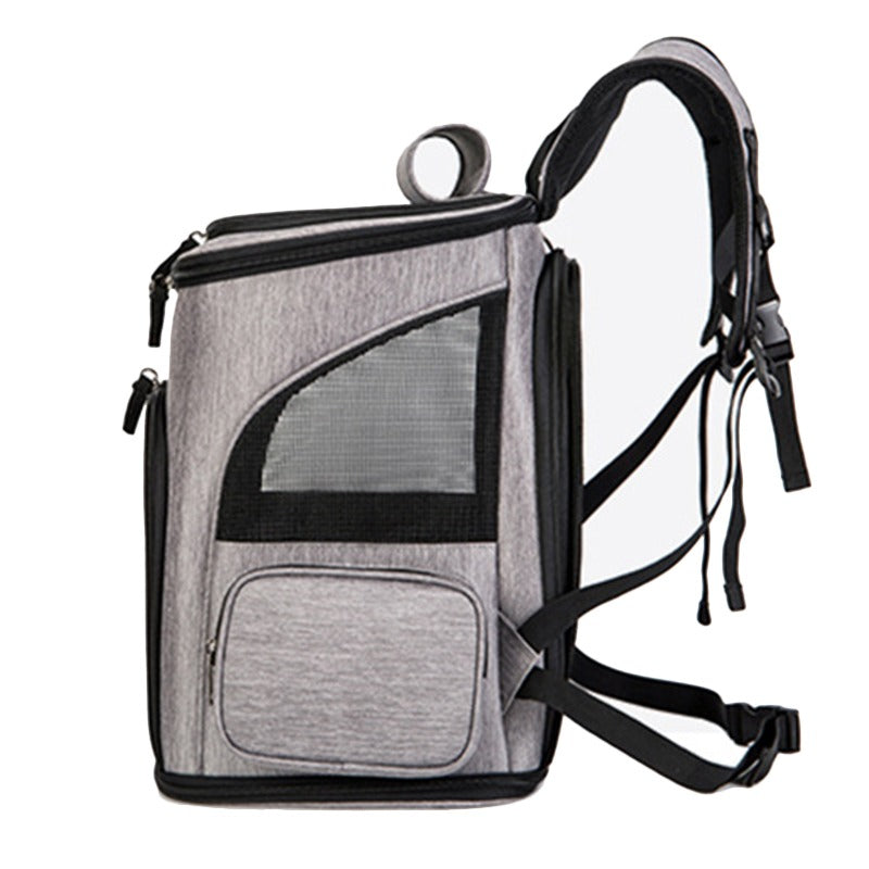 Pet Travel Backpack  Expandable Mesh Carrier For Cats  Dogs - Product detail 4