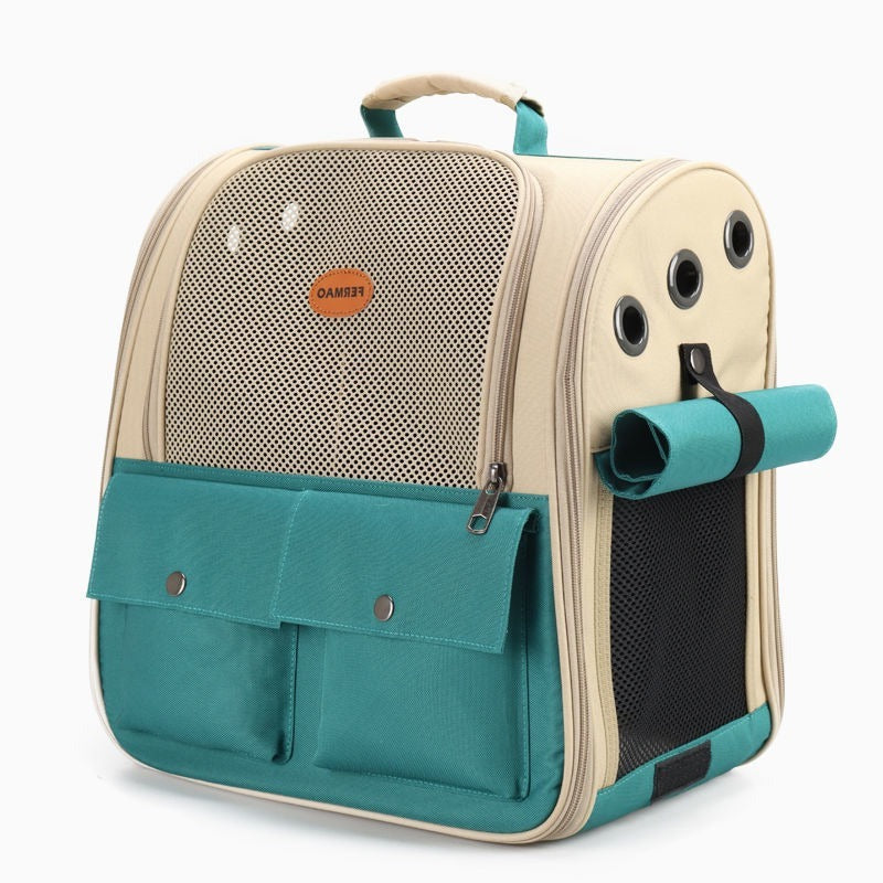 Pet Travel Backpack  Foldable Carrier With Ventilation Mesh - Product detail 5