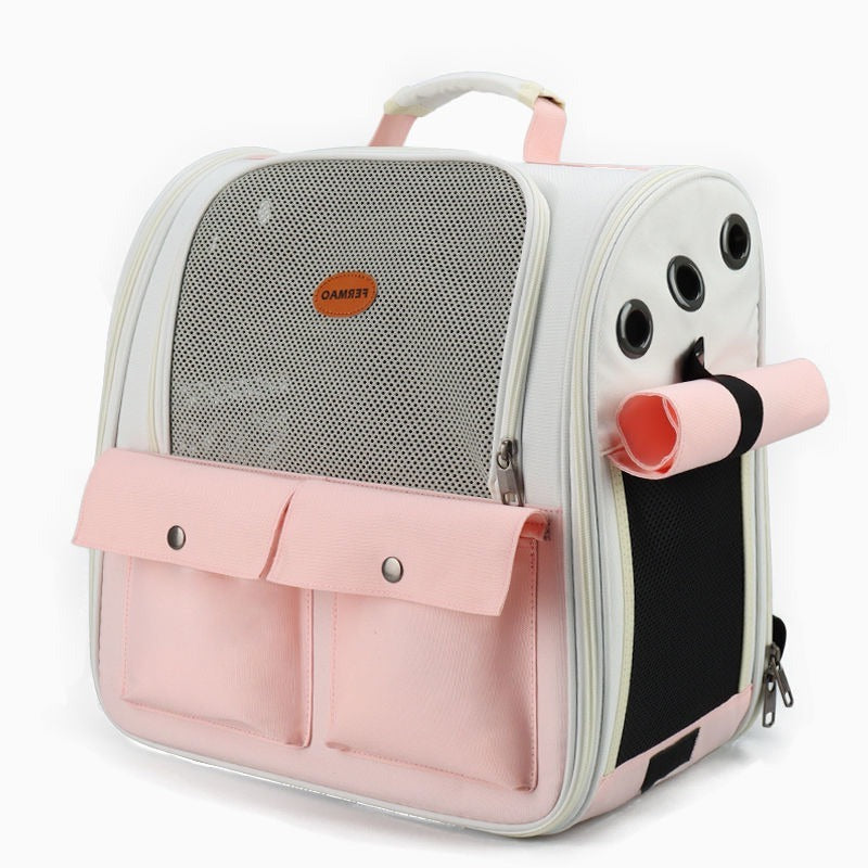 Pet Travel Backpack  Foldable Carrier With Ventilation Mesh - Product detail 7