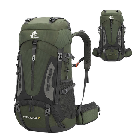 Hiking Backpack 60L  Ergonomic Mountain Trekking Design - Product detail 7