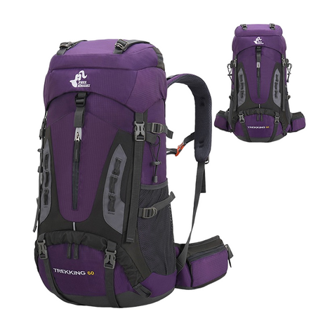Hiking Backpack 60L  Ergonomic Mountain Trekking Design - Product detail 8