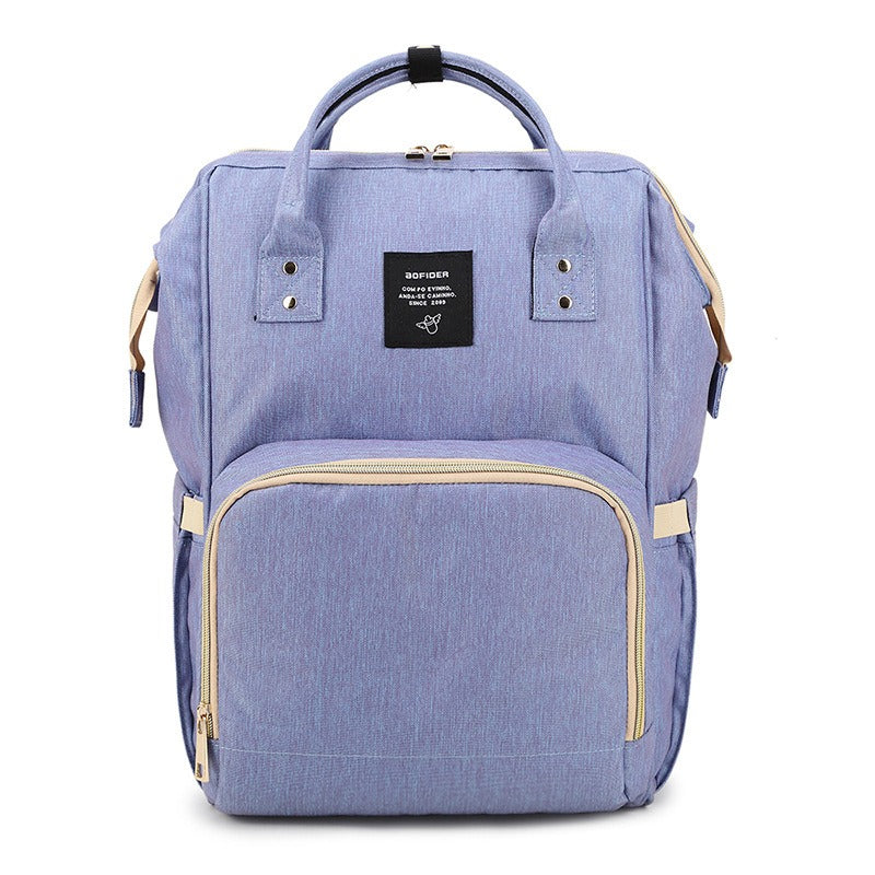 Modern Diaper Backpack  Insulated Bottle Compartment Mint Green - Product detail 6