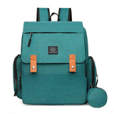 Insulated Diaper Backpack  Modern Two-Tone Design With Storage Pouch - Product detail 7
