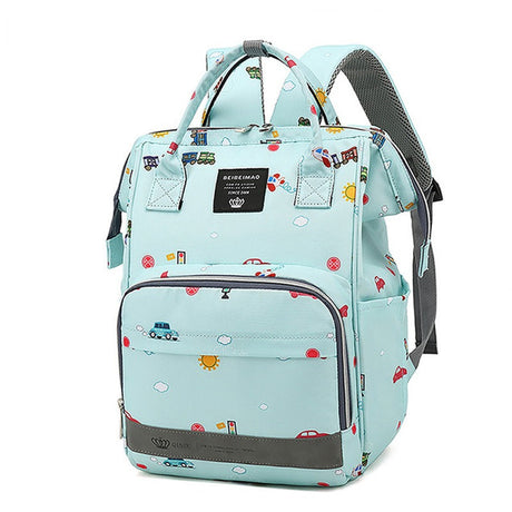Kids Waterproof Backpack  Elephant Rainbow Pattern Diaper Bag - Product detail 9