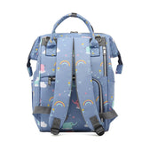 Kids Waterproof Backpack  Elephant Rainbow Pattern Diaper Bag - Product detail 4