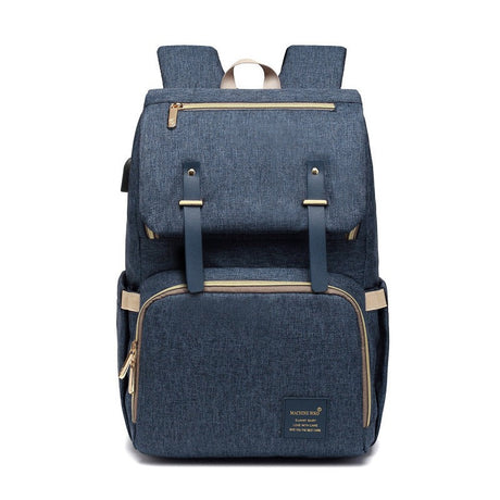 Multi-Function Diaper Backpack  Canvas With Leather Accents - Product detail 5