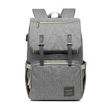 Multi-Function Diaper Backpack  Canvas With Leather Accents - Product detail 6