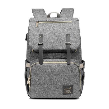 Multi-Function Diaper Backpack  Canvas With Leather Accents - Product detail 6