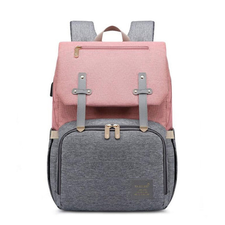 Multi-Function Diaper Backpack  Canvas With Leather Accents - Product detail 8