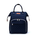 Quilted Diaper Backpack  Insulated Bottle Compartment - Product detail 6