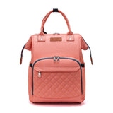 Quilted Diaper Backpack  Insulated Bottle Compartment - Product detail 9