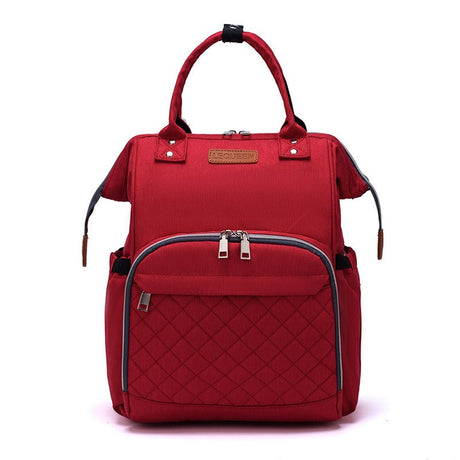 Quilted Diaper Backpack  Insulated Bottle Compartment - Product detail 10