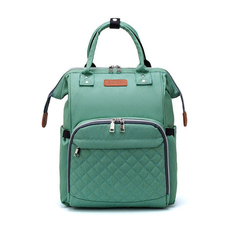 Quilted Diaper Backpack  Insulated Bottle Compartment - Product detail 5