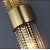 Modern Crystal Wall Lamp  Gold Finish Metal Sconce - Product detail 4