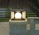 Solar Garden Pillar Light  Cube Design With Auto Sensor - Product example