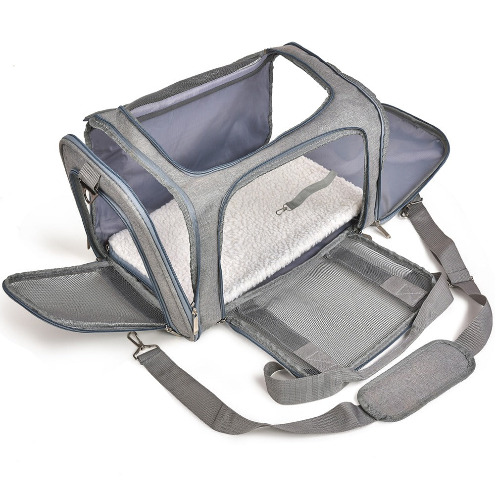Pet Travel Carrier  Mesh Ventilation Comfort Bag - Detailed view