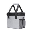 Insulated Cooler Bag  Expandable Grey Travel Tote - Product showcase