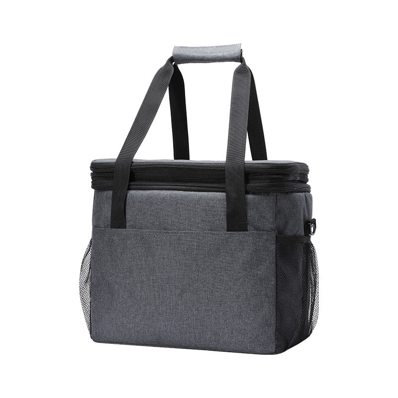Insulated Cooler Bag  Expandable Grey Travel Tote - Product detail 4