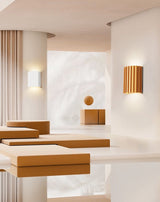 Modern LED Wall Light  Fluted Green Aluminum Sconce - Product detail 8