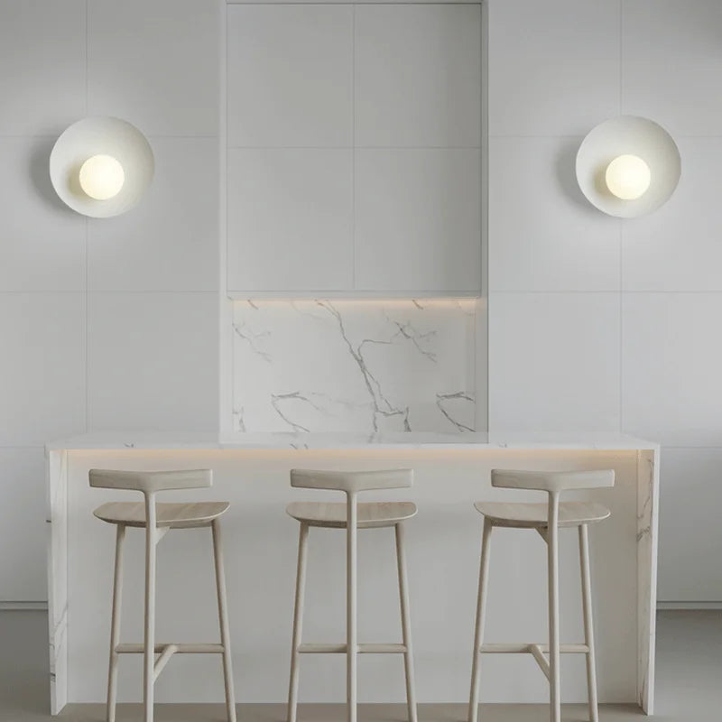 Modern LED Wall Lamp  Minimalist Round Sconce Design - Product detail 4