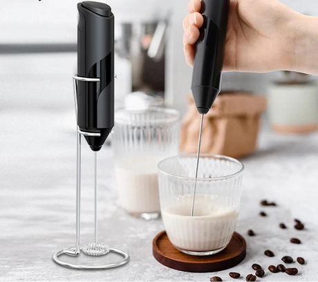 Electric Milk Frother  Professional Handheld Coffee Whisk - Product showcase