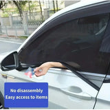 Magnetic Car Window Shade  UV Protection Mesh Curtains - Product detail 6