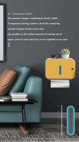 Smart Touchless Tissue Dispenser  Wall-Mount Automatic Paper Holder - Product detail 13