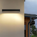 Modern Outdoor Wall Light  Linear LED Design With Smart Sensor - Detailed view
