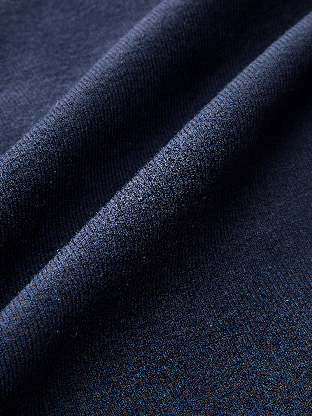 Navy Denim Trim Cardigan  Sailor Collar Gold Button Design - Product detail 5