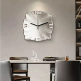 Modern Wall Clock  3D Relief Stone Texture Design - Product detail 6