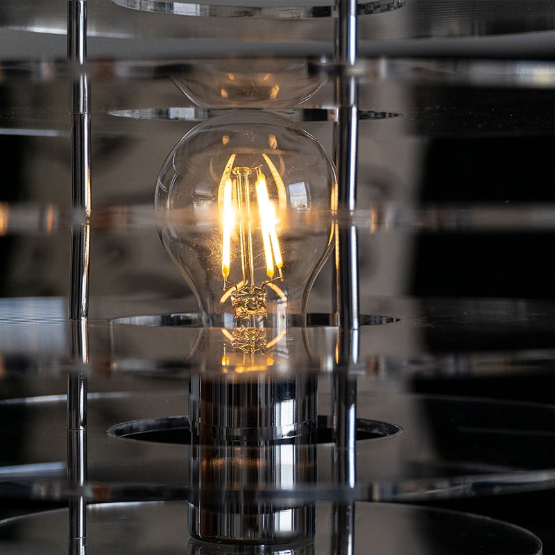 Modern Acrylic Table Lamp  Chrome Layered Design - Product detail 8