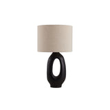 Modern Resin Table Lamp  Sculptural Base with Linen Shade - Product detail 34
