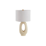 Modern Resin Table Lamp  Sculptural Base with Linen Shade - Product detail 32