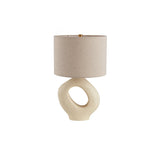 Modern Resin Table Lamp  Sculptural Base with Linen Shade - Product detail 29