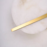 Modern Marble Wall Light  Round Alabaster with Brass Accent - Product detail 8