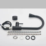 Modern Pull-Out Kitchen Faucet  Matte Black High-Arc Design - Product detail 5