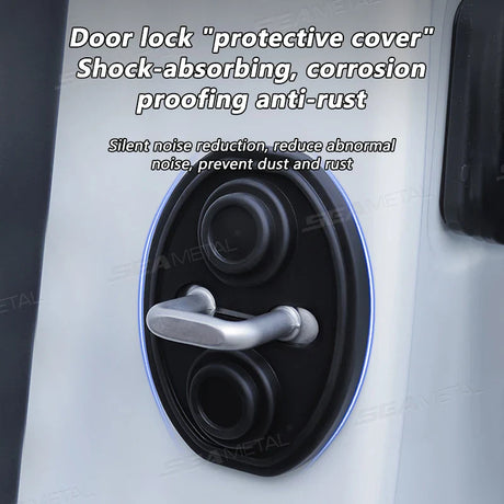Car Door Lock Cover  Noise Reduction Protection Set - Product detail 7