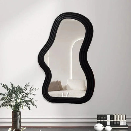 Wavy Wall Mirror  Cloud-Shaped Organic Frame - Product detail 10