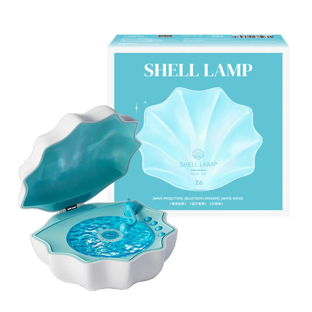 Coastal Night Light Speaker  Shell Design With Ocean Ambience - Product detail 16