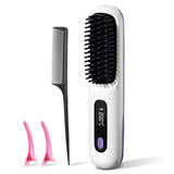 Ceramic Hair Straightening Brush  Digital Temperature Control - Product detail 6