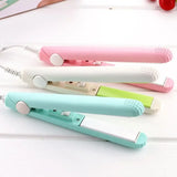 Mini Hair Straightener  Ceramic Plates Travel Size Tool - Product showcase