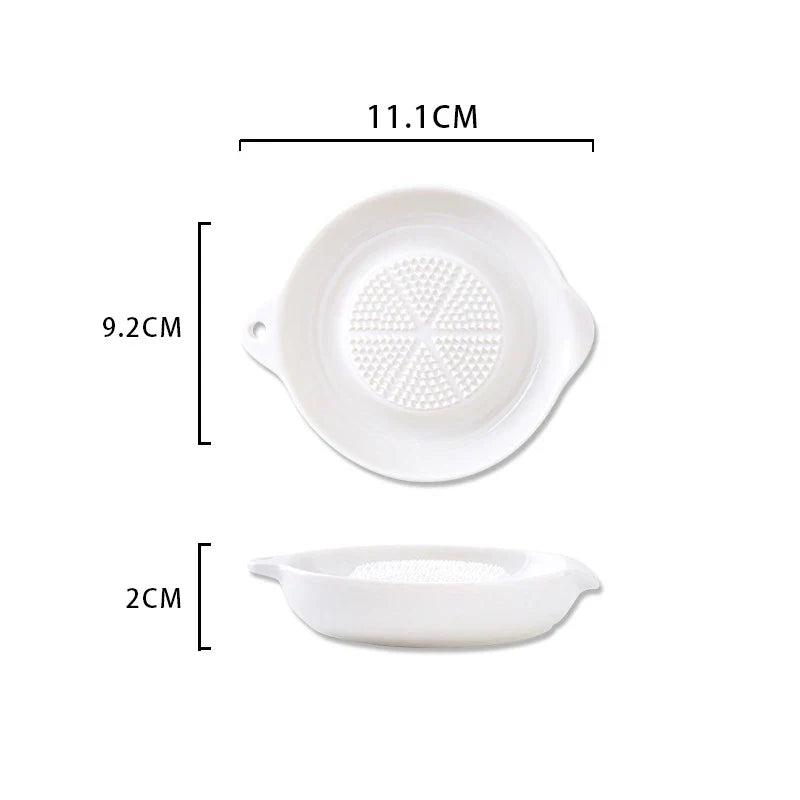 Ceramic Kitchen Grater  Premium White Grating Plate - Product detail 7